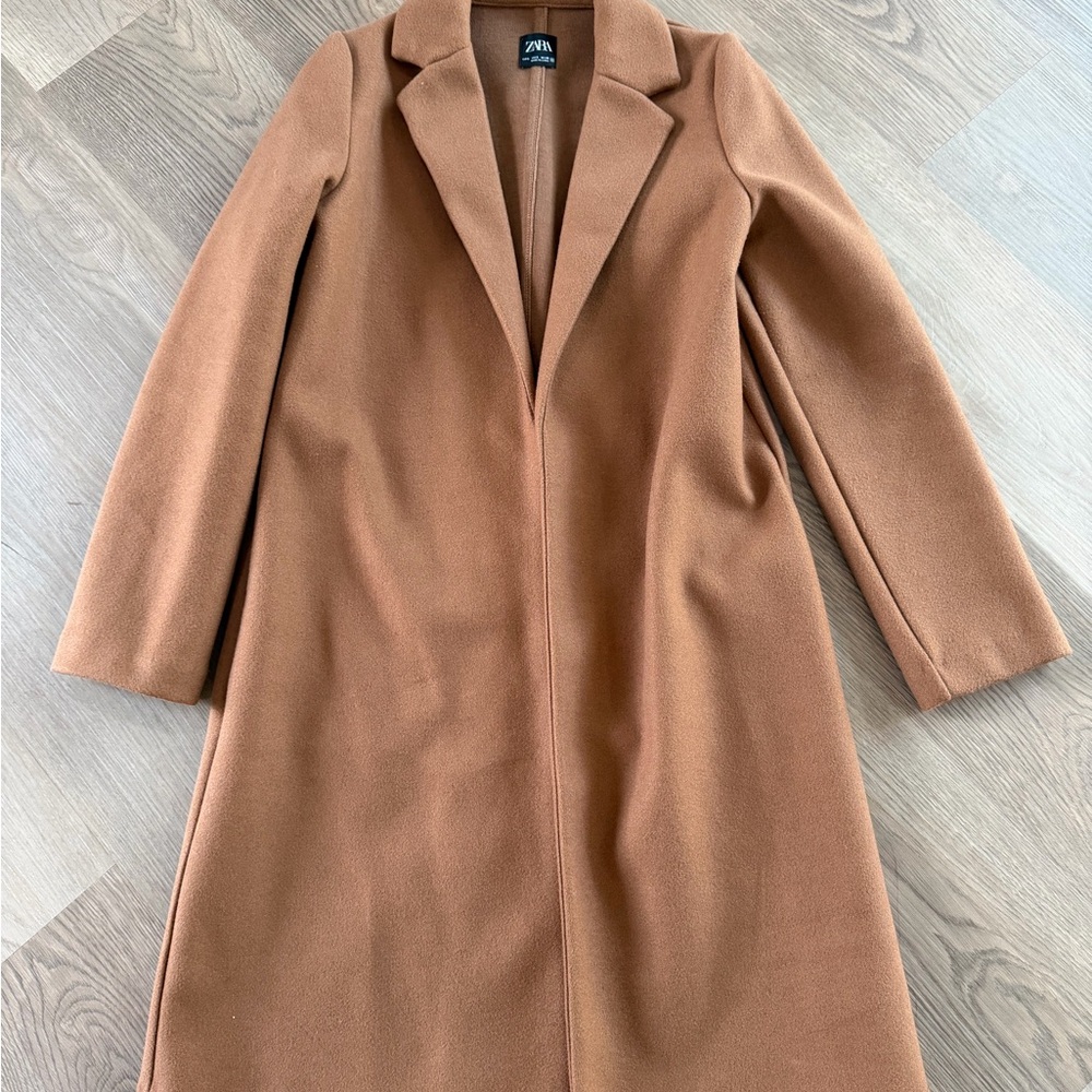 Zara Women's Tan Coat - S